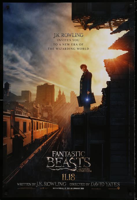 Fantastic Beasts and Where to Find-2016-Original Movie Poster-AotM ...