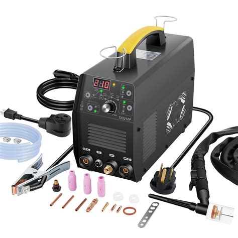 BENTISM 210Amp TIG Welder, 3 in 1, 110/220V, IGBT Torch, Digital Arc ...