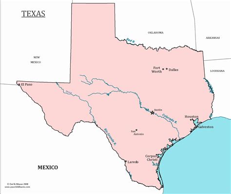 Austin texas map - Texas map Austin (Texas - USA)