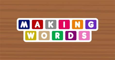 Making Words - Online Game - Play for Free | Keygames.com