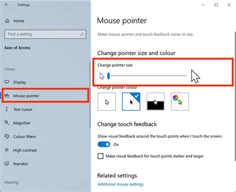 Windows 10 mouse pointer size - mastersboo