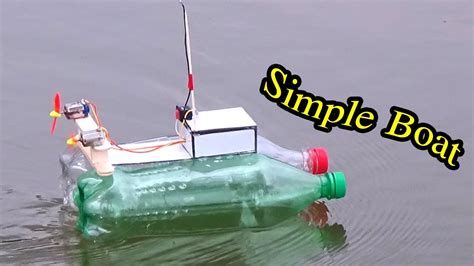 How to make Simple Boat - Homemade RC boat Easy from Plastic bottle - Mr H2 Diy - YouTube