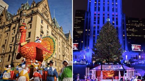 NYC holiday events, including Thanksgiving Day parade, Christmas tree ...