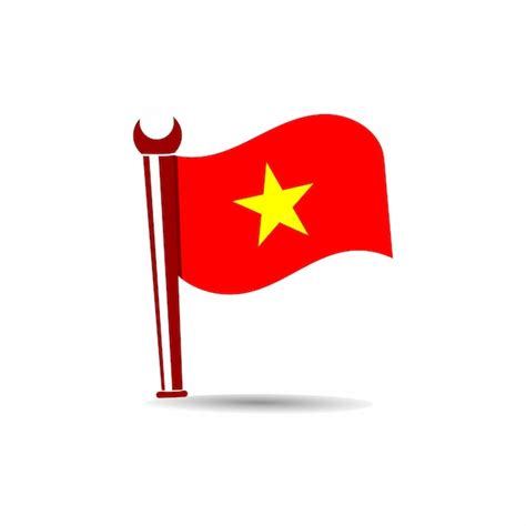 Premium Vector | Vietnam flag vector design