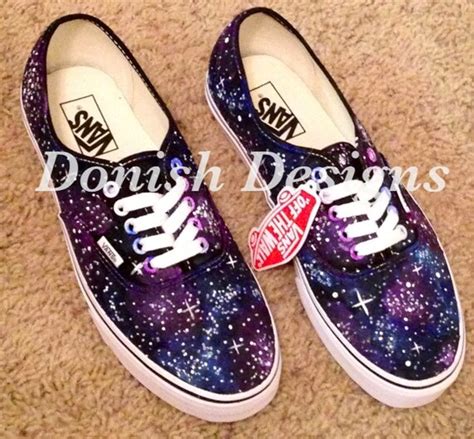 Items similar to Galaxy Vans Shoes on Etsy