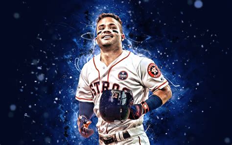 Download wallpapers Jose Altuve, 4k, MLB, Houston Astros, baseman ...