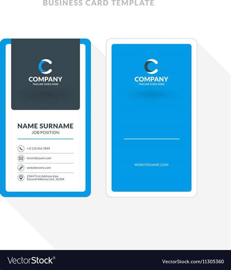 2 Sided Business Card Template Indesign - Cards Design Templates