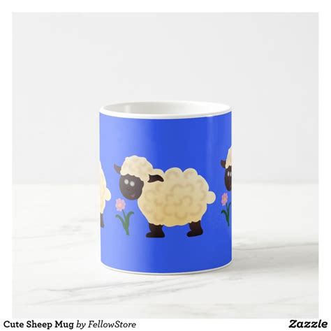 Cute Sheep Mug | Zazzle | Cute sheep, Mugs, Sheep