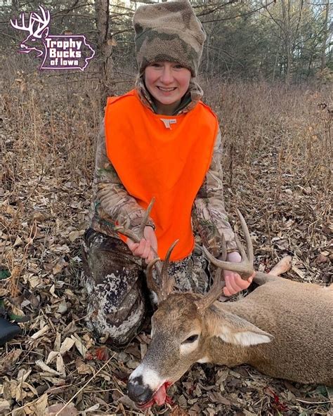 Trophy Bucks of Iowa on Twitter: "Alissa Van Hall (13yrs old) with a Ringgold County buck! # ...