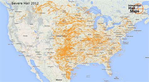 US Severe Hail 2012 VS. 2013 - Interactive Hail Maps