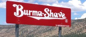 Burma-Shave: One of the Most Successful-Ever American Billboard Campaigns - Billboard Connection