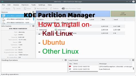 Install KDE Partition Manager in Kali Linux, Ubuntu and Other Linux! - YouTube