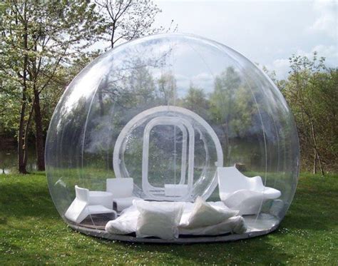 Mr. Bubbles tent...must continually blow up like a tennis bubble ...