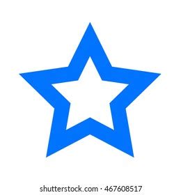 Blue Star Icon Stock Vector (Royalty Free) 467608517 | Shutterstock