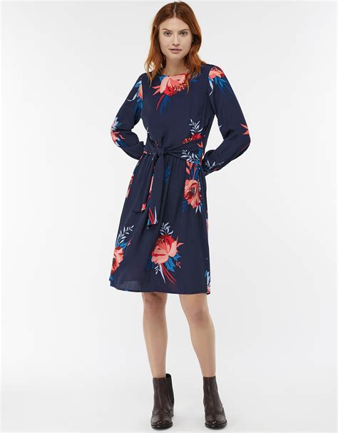 Monsoon Janice Print Floral Tunic Dress [MOELY80-2226] - £24.93 ...