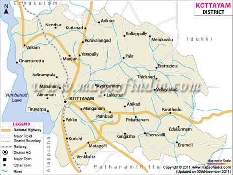 Kottayam District Map