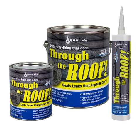 Through The Roof! / Clear Waterproof Sealant | Capitol City Lumber