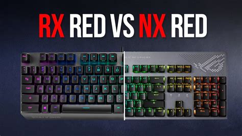 RX vs. NX switches | ASUS ROG Sound Test Comparison - YouTube