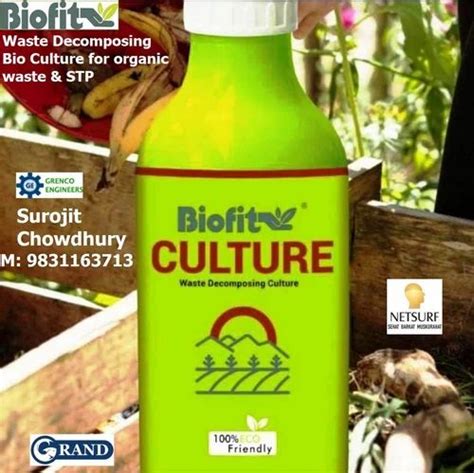 Netsurf Biofit Culture (1 LTR) Waste Decomposing Culture Make Soil Manure, Organic Fertilizer ...