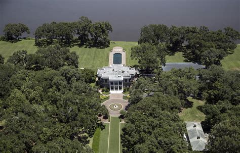 Aerial view of the Ford Plantation in Richmond Hill, Georgia, south of Savannah - original ...