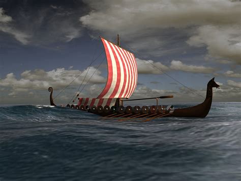 3D asset Viking Longship - Drakkar | CGTrader