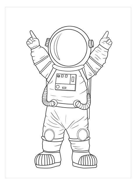 Bons Astronautas para colorir, imprimir e desenhar - Coloringlib.Com
