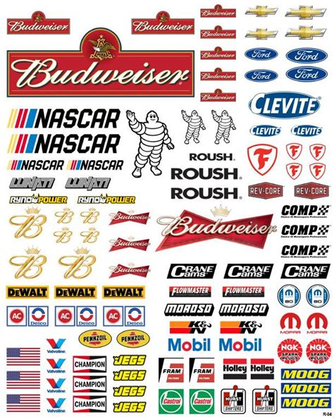 RC Racing Decals set-04 for 1/10 1/12 Scale Vehicles - Etsy