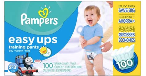 Amazon: Pampers Boys Easy Ups Training Pants 100 Count Box Only $12.75 (Just 13¢ Each)