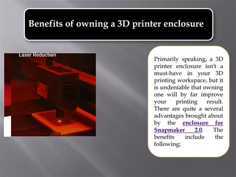 PPT - Benefits of Owning a 3D Printer Enclosure PowerPoint Presentation ...