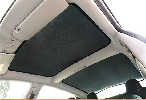 Tesla Model 3 Sunshade Front and Rear Foldable Sunroof Shade Cover ...