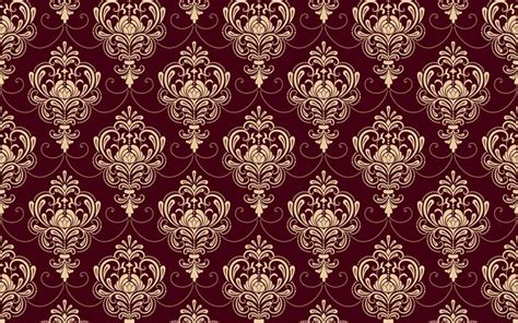 Herunterladen hintergrundbild lila vintage-hintergrund, vintage-blumenmuster, gelb damast-muster ...