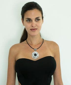 Black Leather necklace, Wrapped Stone Pendant, Statement Necklace, Pendant Necklace, Silver ...