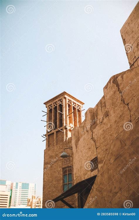 Old Dubai stock photo. Image of street, arabian, architecture - 283585598