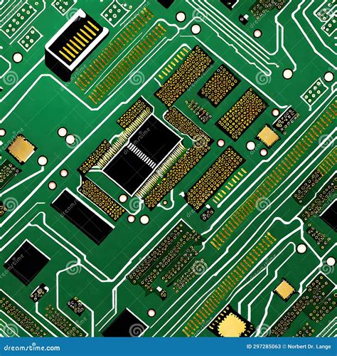 Computer Chips, AI-generatet Stock Image - Image of electronics, small ...