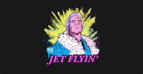 Ric Flair Jet Flyin’ Illustration - Ric Flair - T-Shirt | TeePublic