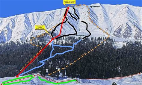 Gulmarg Piste Map | Skiing in Gulmarg - Himalayan Skiing