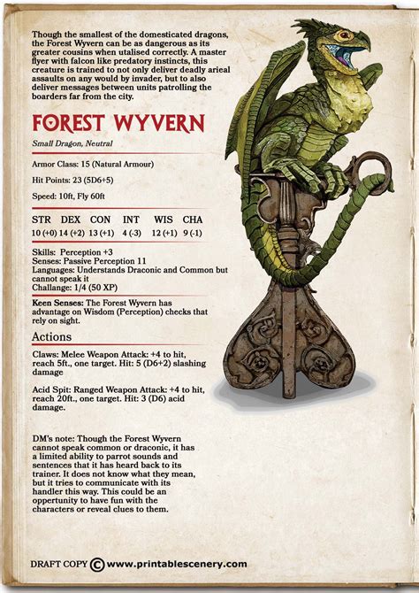 D&D 5E - Great Wyrm and Dragon Handler profiles, Reign of Arcane module ...