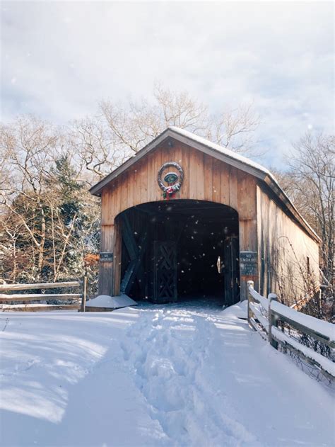 Snow-Capped Covered Bridge Expedition - Rosa Diana