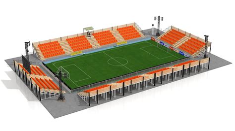 Mini Football Stadium - 3D Model by zyed