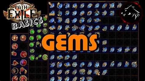 Path Of Exile Basics - GEMS - Beginner guide for skill & support gems ...