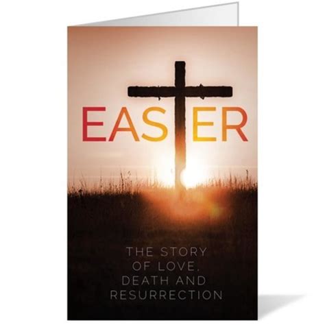 Easter Cross Bulletin - Church Bulletins - Outreach Marketing