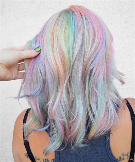 Holographic Hair Trend and How to Try It | Holographic hair, Rainbow ...