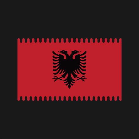 Albania Flag Vector. National Flag 9227579 Vector Art at Vecteezy