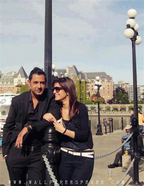 Gippy Grewal With His Wife in Abroad New HD Wallpaper | Songs By Lyrics