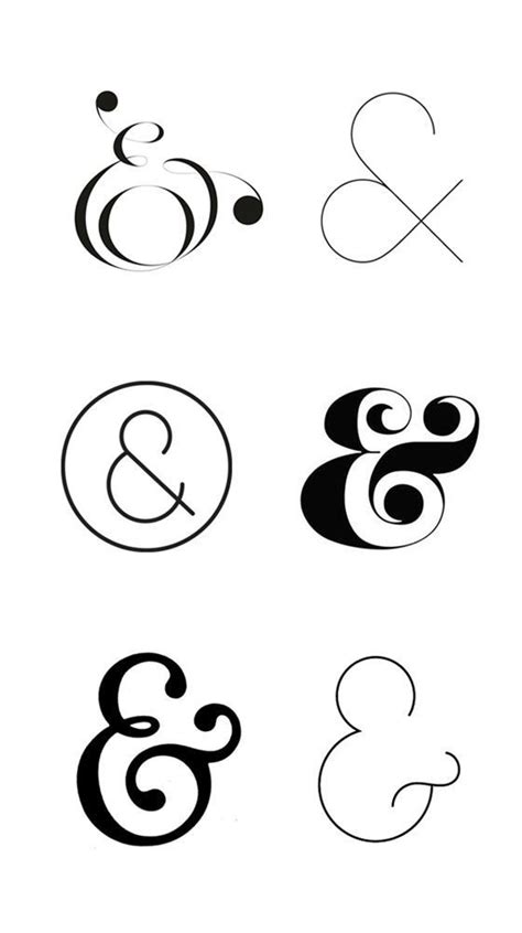 different ampersand styles - Google Search | Typography graphic, Lettering, Typography design