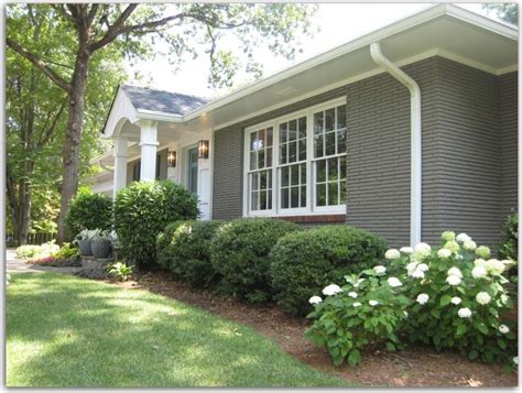 painted brich three bedroom ranch exteriors - Google Search | House ...