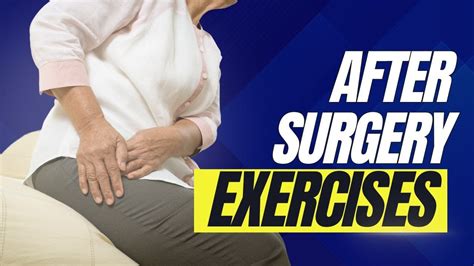 Home Exercises after "Anterior" Total Hip Replacement Surgery - YouTube