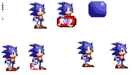 Sonic 1 Sprite | Pixel Art Maker