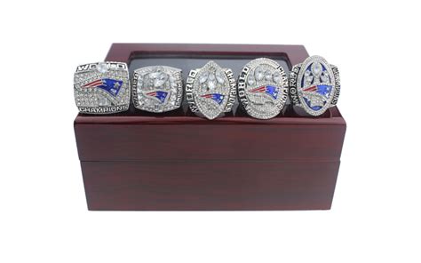 1set( 2001 2003 2004 2014 2017) New England Patriots Super Bowl Ring gift for fan -Jack sport shop