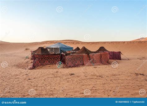 Bedouin Camp In The Sahara Desert Stock Photo - Image: 46694803